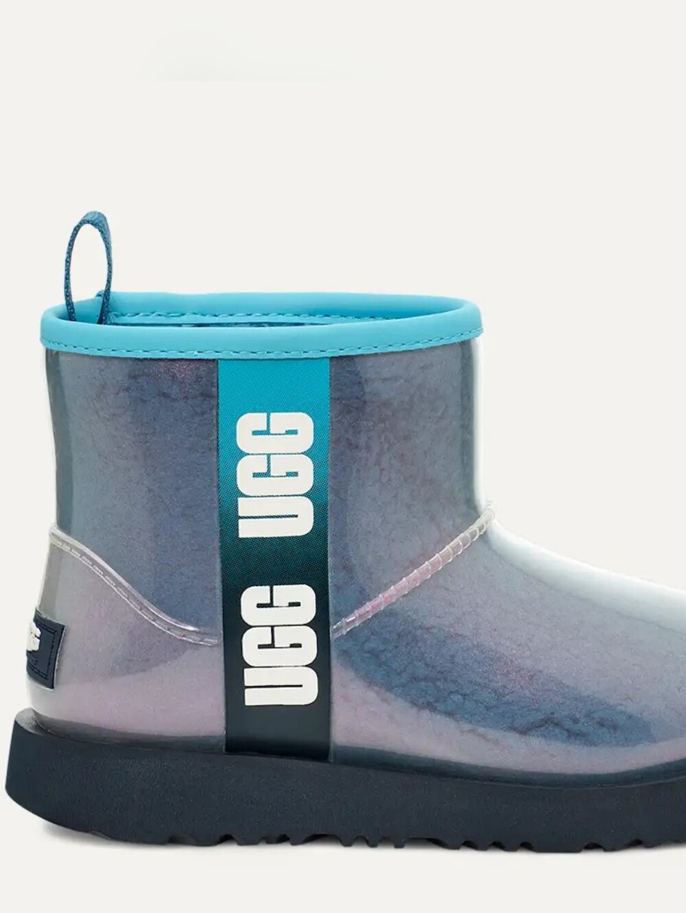 UGG Kids Classic Clear Mini II Gradient Boots In Blue Size 5 Youth